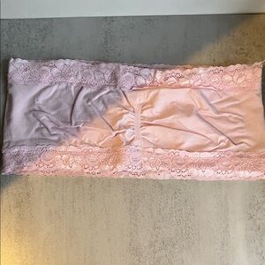 Delicate Pink Lace Bandeau